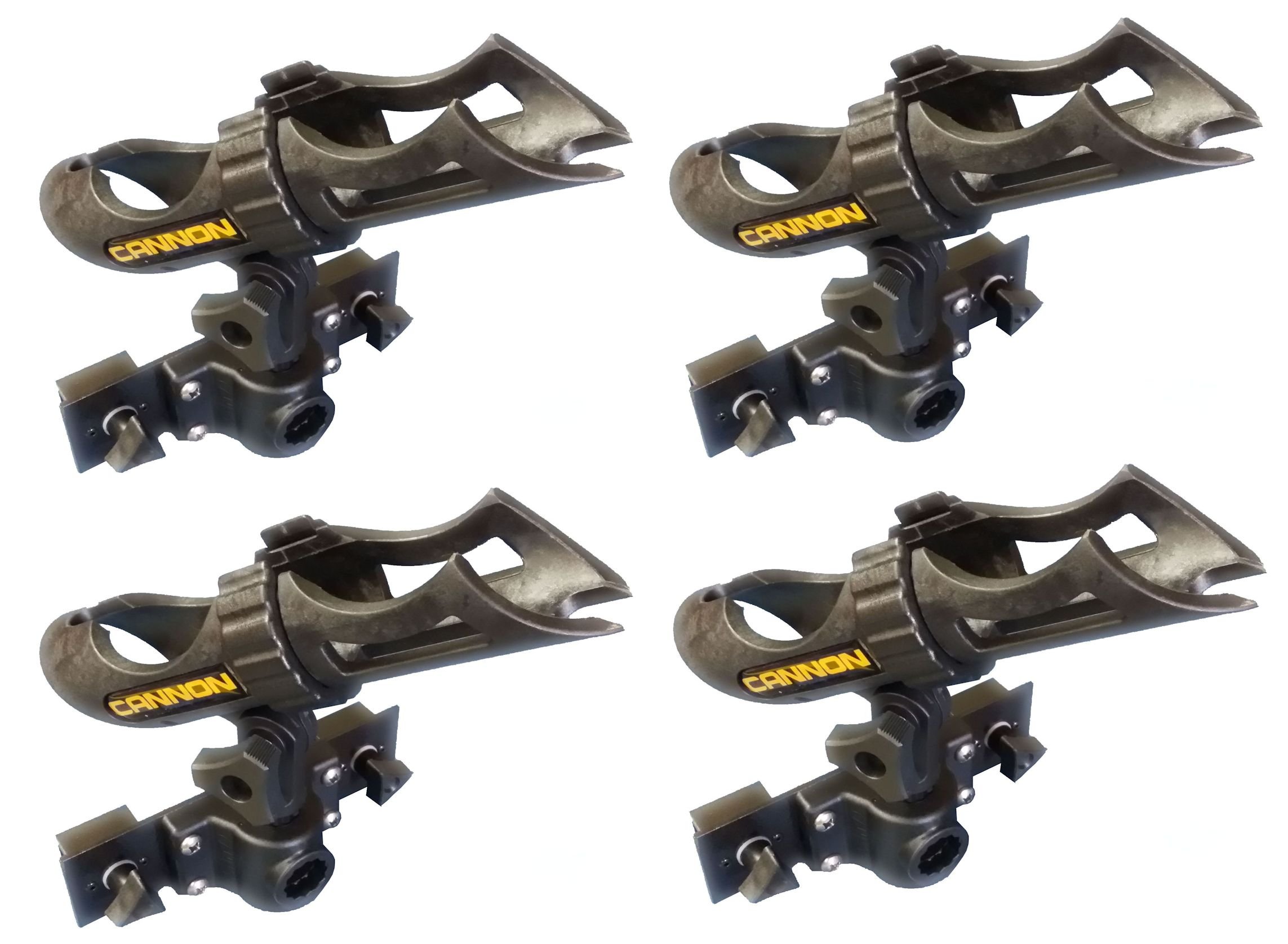 4x Rod Holder for Tracker Boat Versatrack System With Cannon Rod