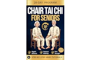 Chair Tai Chi for Seniors: Gentle & Safe 10-Minute Daily Routine Workouts | An Illustrated 28-Day Beginner Fitness Plan to Im
