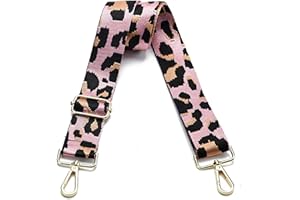 LVYOUME Purse Strap Gold Hardware Replacement Crossbody Bag Strap, Wide Shoulder Strap for Messenger Canvas Tote Handbags