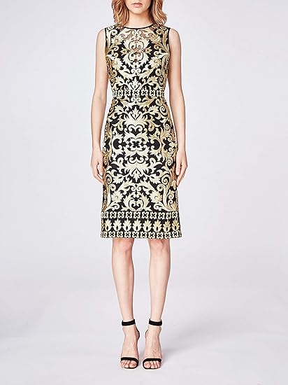 illusion cocktail dress