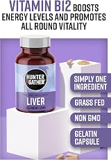 Hunter & Gather Nose to Tail Liver Capsules 180 | Grass Fed Icelandic Lamb view 3