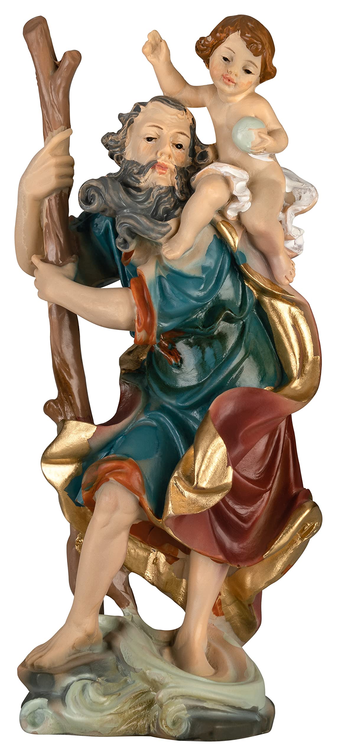 Saint Christopher Figurine / Saint Figurine / Statue
