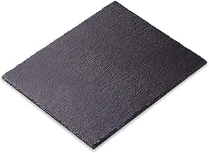 Slate Stone Serving Board Cheeseboard Tray Platter Plate Placemat - 12" x 10"