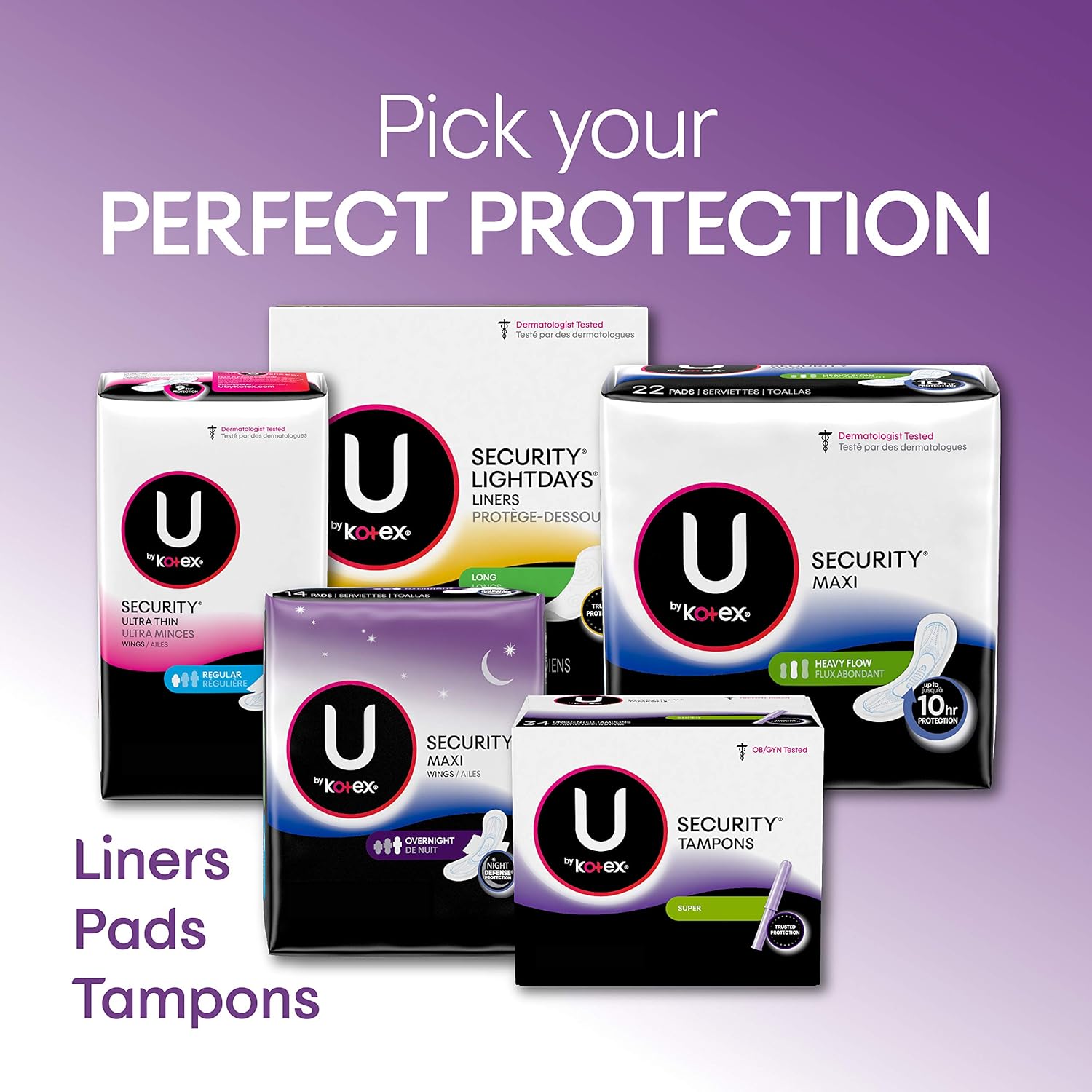 U by Kotex Security Tampons, Super Absorbency, Unscented, 32 Count (Packaging May Vary): Health & Personal Care