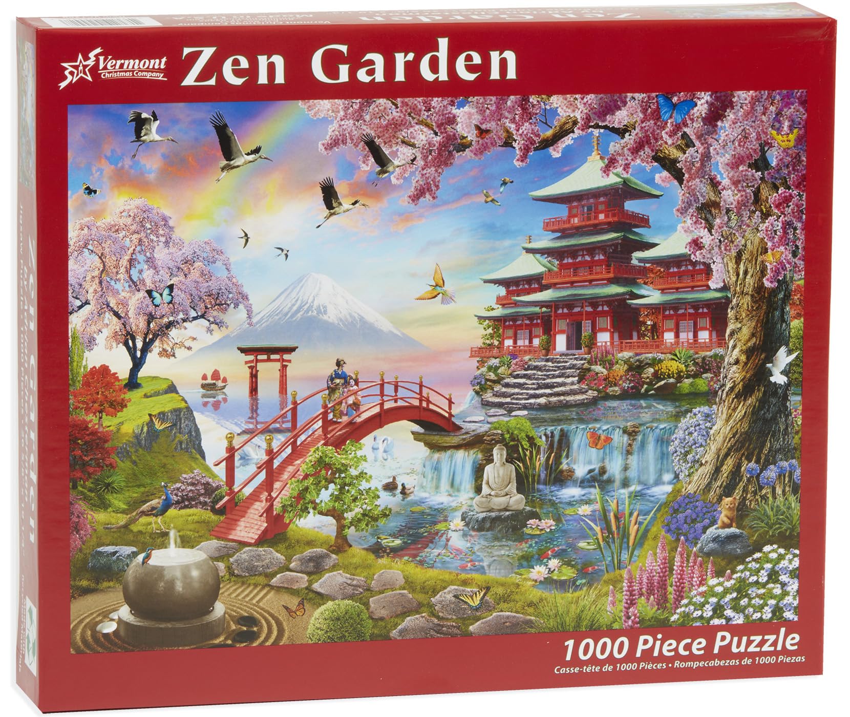 Zen Garden Jigsaw Puzzle 1000 Piece by Vermont Christmas Company