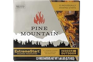 Pine Mountain Firestarters ExtremeStart, 12 Wrapped Fire Starters by Pine Mountain