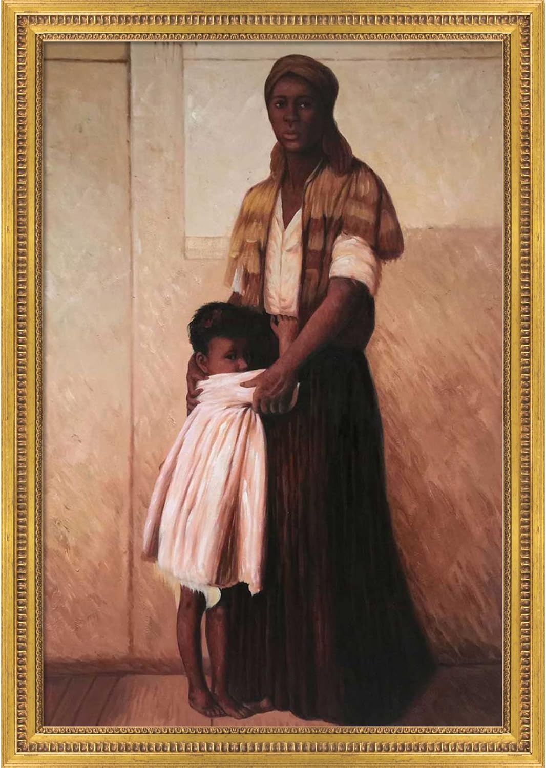 Paintings - La Pastiche To the Highest Bidder with Versailles Gold Queen Frame, 29