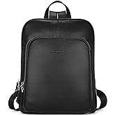 BOSTANTEN Genuine Leather Backpack Purse Casual College Travel Bags for Women