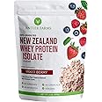Antler Farms - 100% Grass Fed New Zealand Whey Protein Isolate, Mixed Berry Flavor, 30 Servings, 2 lbs - Delicious, Cold Processed, Rapidly Absorbed, Keto Friendly, NO-Hormones, NO-GMOs