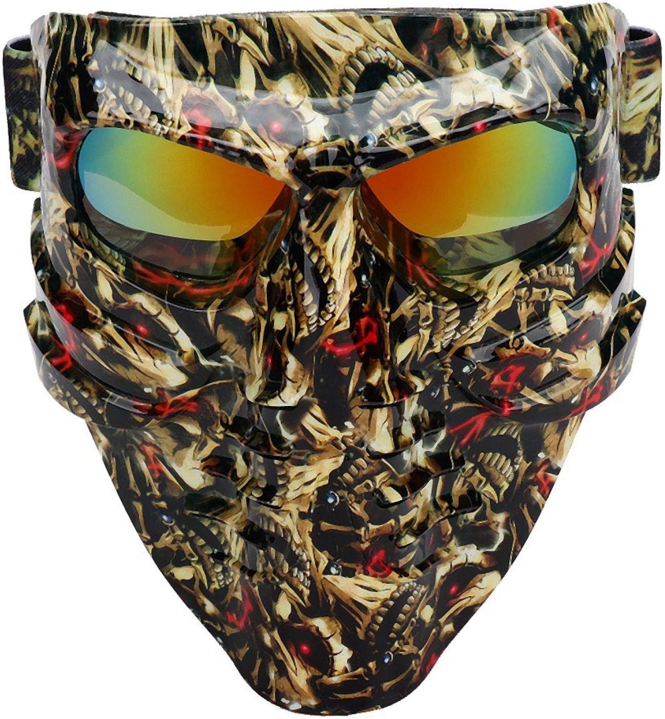WearResistant Skull Goggles Motorcycle Goggles