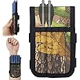 RUOERSISI Mini Crossbow Bolt Holder Oxford Cloth Crossbow Arrow Quiver Bolts Case Pistol Crossbow Bolts Quiver Can Hold 12pack Crossbow Bolts