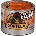 2 pack) Gorilla Crystal Clear Tape, 1.88 x 18 yd - Weather Resistant