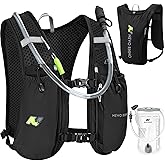N NEVO RHINO Running Vest,Hydration Vest 5L with 1.5L Water Bladder,Lightweight Hydration Pack Water Backpack for Hiking Race