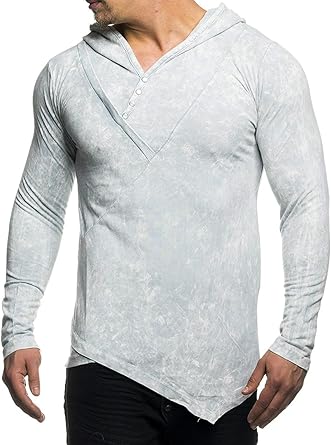 t shirt a capuche pour homme