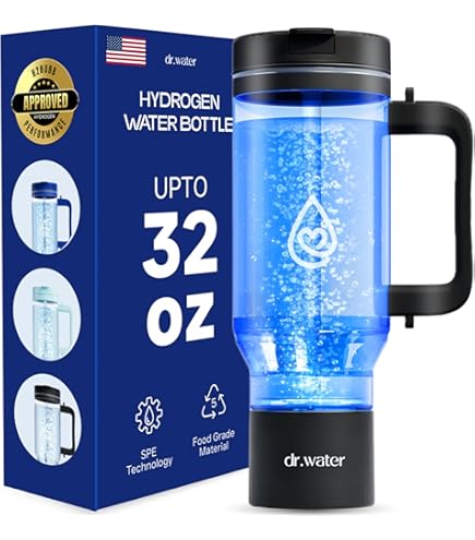 Dr.Water Hydrogen Water Bottle - 3X More Hydrogen Concentration