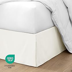 Bare Home Queen Bed Skirt - 15-Inch Tailored Drop