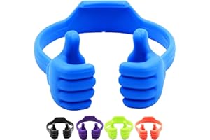 Honsky Cell Phone Tablet Stands (Pack of 5) Thumbs-up Cellphone Holder, Tablet Display Stand, Mobile Smartphone Mount Cradle for Desk Desktop - Universal, Multi-Angle, Cute, Multi-Colored