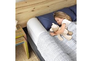 YIHATA Bed Rail for Toddlers, 1 Pack Foldable Baby Bed Rail Guard Kids Foam Bed Bumper Safety Bed Rail for Toddlers with Non-Slip Machine Washable Cover Bed Side Rail for Queen, King, Twin Bed