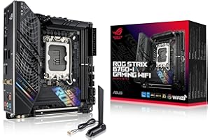 ASUS ROG Strix B760-I Gaming WiFi 6E Intel® B760(13th and 12th Gen) LGA 1700 mini-ITX Motherboard,8 + 1 Power Stages,DDR5 up 