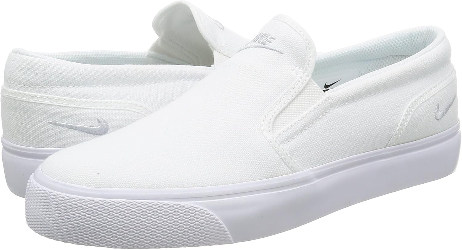 nike toki slip canvas white