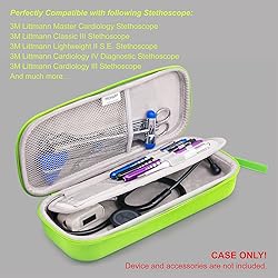 PROHAPI Hard Stethoscope Case, Large Stethoscope