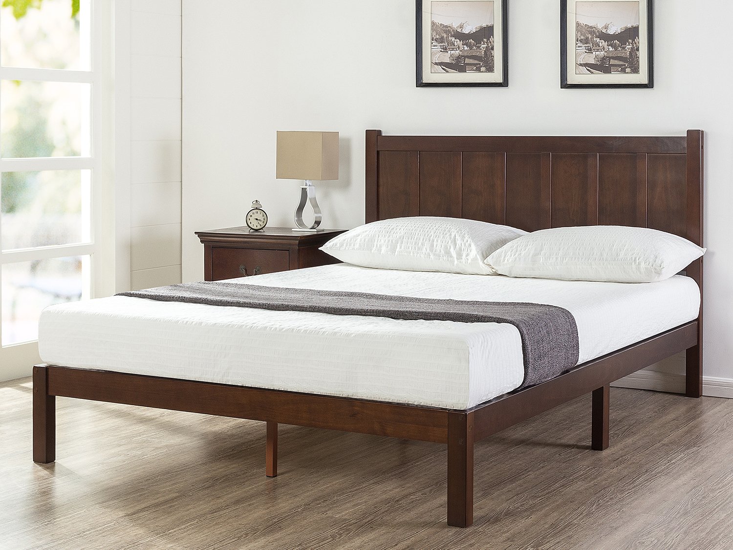 Best Brown Wood Double Bed Frame