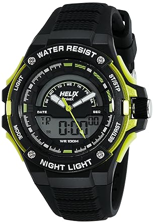 Helix Analog-Digital Black Dial Unisex's Watch-TWESK0304