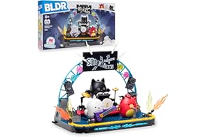 BLDR Squishmallows 375-piece Squish Tour Concert Building Set 0051 - Includes Squishmallows Buildable Figures Emily, Gordon, and Jarik