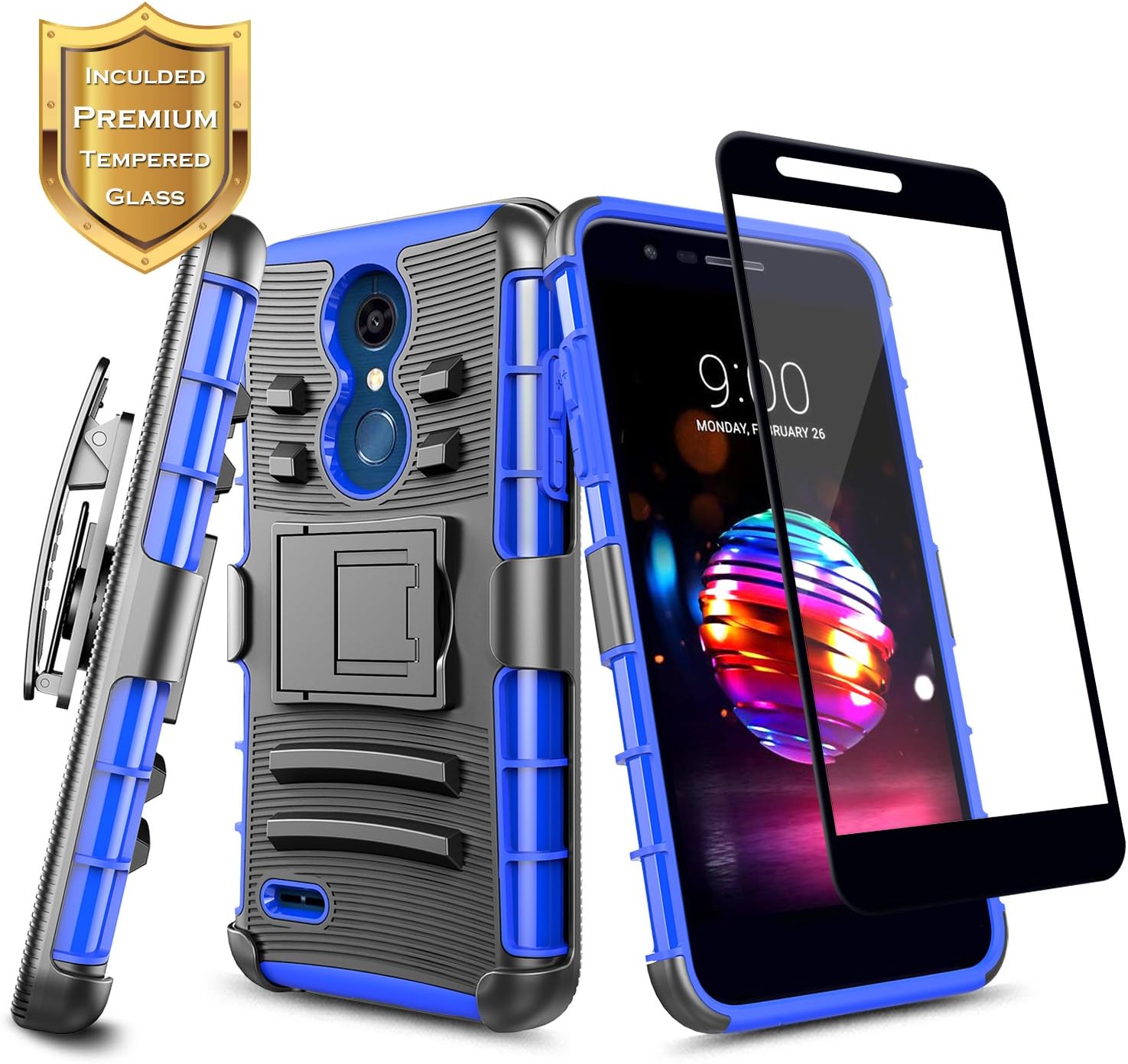 Best lg premier lte case w glass screen protector