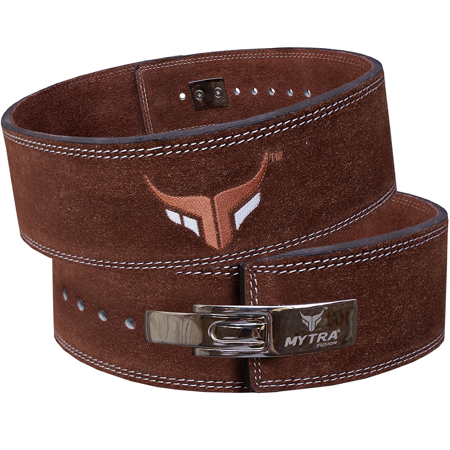 Mytra Fusion Leather courted Power Lifting Back Support Belt Weight Lifting Belt Men Weight Lifting Belt Women Weight Lifting Belt Weight Lifting Belt Lever Weight Lifting Belt Powerlifting Belt.