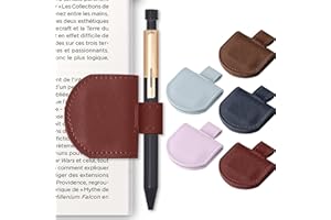 SESENSE Magnetic Pen Loop Holder Set - 5 Pcs Magnetic Pencil Holder for Notebooks, Journals, Calendars