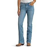 Wrangler Women's Retro Mae Mid Rise Stretch Boot Cut Jean, Nori, 24W x 34L
