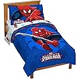 Marvel Spiderman 'Regulator' Toddler 4 Piece Bed Set