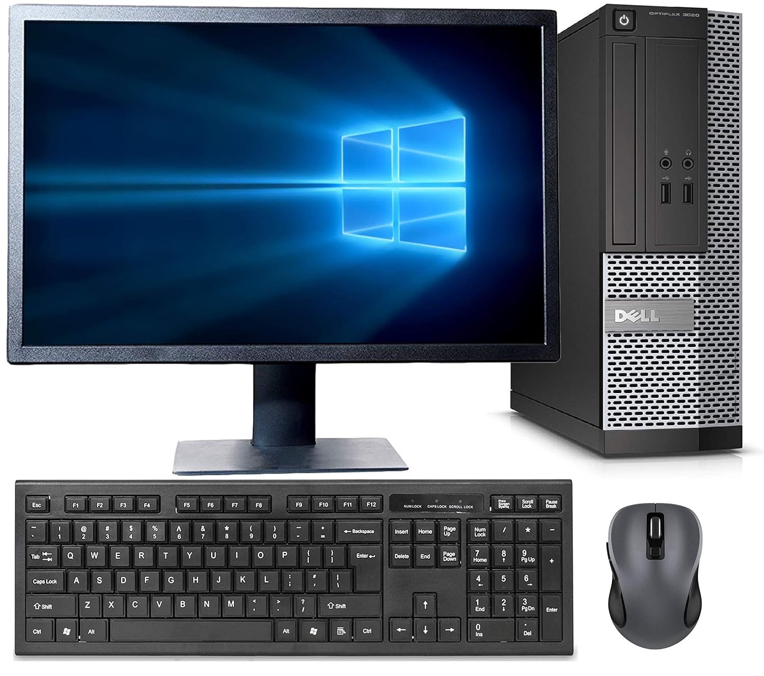 (Renewed) Dell Optiplex Dell Optiplex 3020 17inch (43.18 cm) Desktop