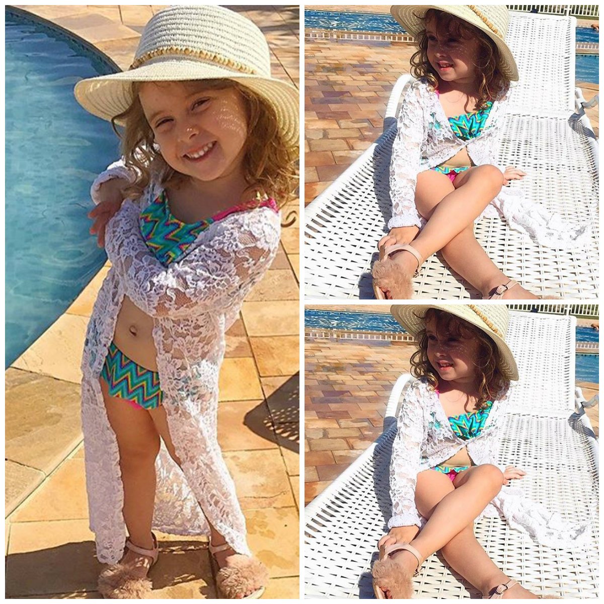 baby girl beach cover up