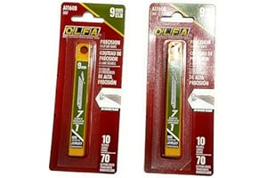 2345 OLFA 5007 A1160B 9mm Snap-Off Art Blade, 10-Pack ( 2 Pack)