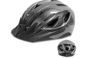 AISSTXOER Adult Bike Helmet for Women & Men - Removable Visor for Mountain & Road Cycling - CPSC Safety-Certified - Stylish & Durable Bicycle Helmet with Suggested Fits Head 58 to 62cm