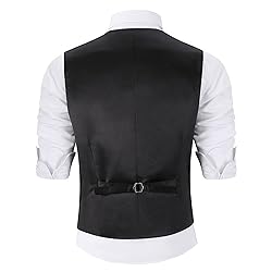 Pixiemain Mens Sequin Vest Christmas Party Formal