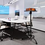 CAHAYA Universal Projector Stand with Adjustable Height & Wheels view 7