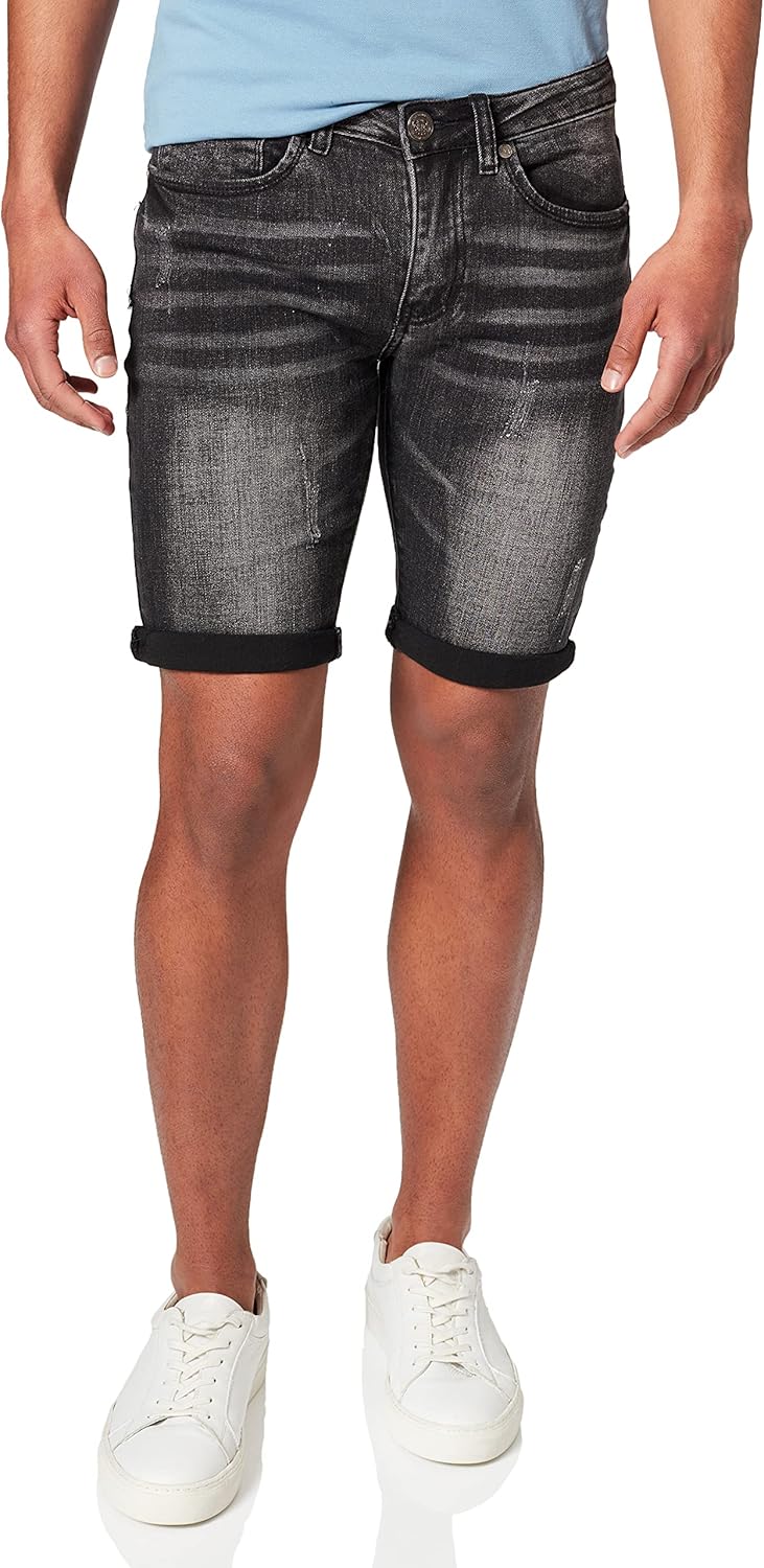 INSIDE Men's Denim Shorts Amazon.co.uk Clothing