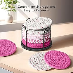 Lazebox Coasters Set of 8 for