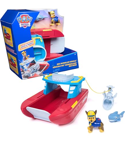 Paw Patrol, Tracker's Jungle Cruiser Véhicule avec figurine de collection, pour enfants à partir de 3 ans