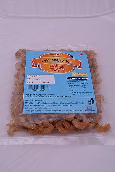 Fofizon Dry Seafood Dry Prawns-250 Grams
