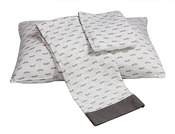 mustache crib bedding set
