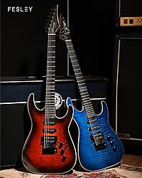 Fesley Electric Guitar, Full Size Solid Body