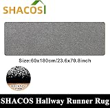 SHACOS Runner Rug 60x180 cm Non Slip Heavy Duty Backed Dirt Trapper view 6