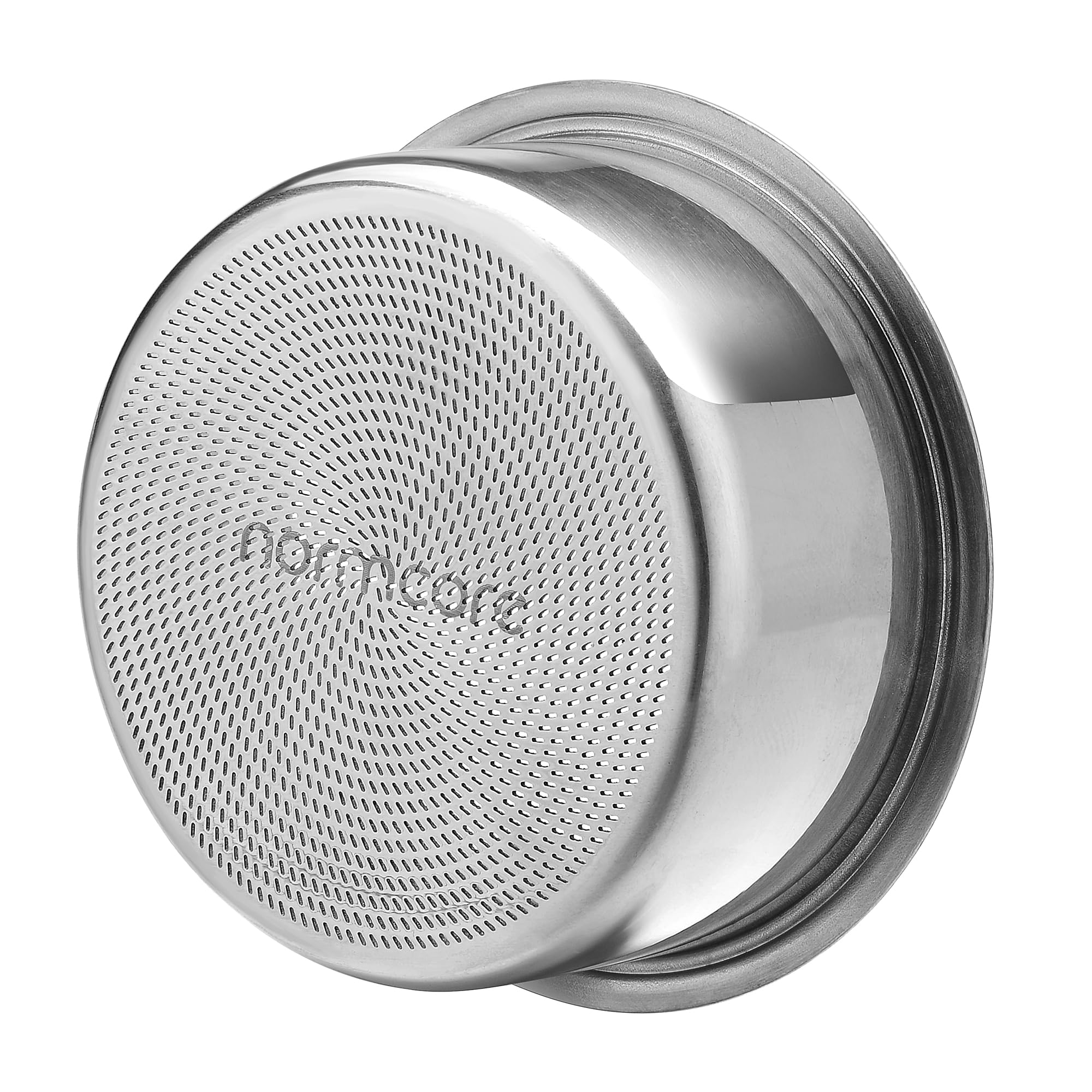 Normcore 51mm Precision High Extraction Filter Basket, 18g Bottomless Portafilter for 18 Gram Coffee, Fits 51mm Espresso Machines, 304 Stainless Steel