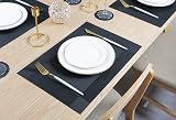 Famibay Placemats and Coaster Sets 45x30 cm 6-Piece Heat Resistant view 6