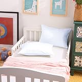NTBAY 2 Pack 500 Thread Count Egyptian Cotton Toddler Pillowcases 40x60 White view 5