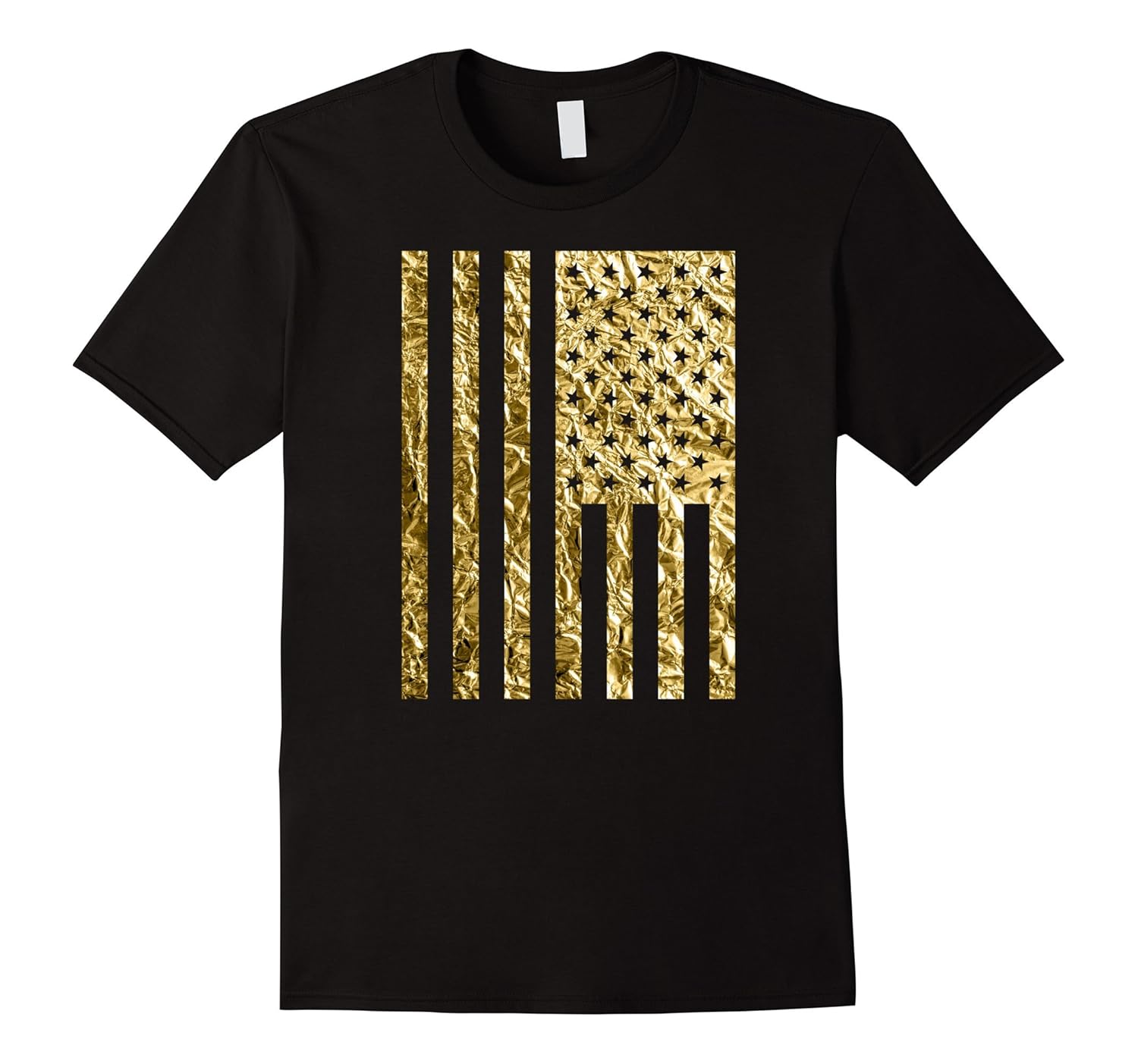 American Flag Gold Foil TShirtsCL Colamaga